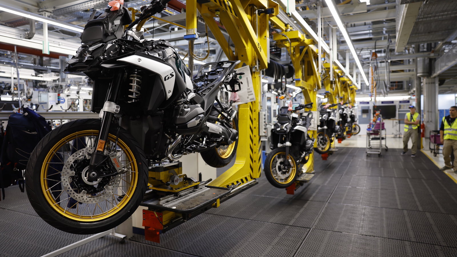 BMW R1300 GS on a production line